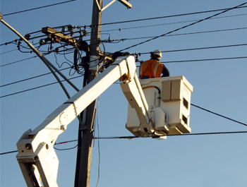 Checking Electric Post